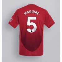 Fotbalové Dres Manchester United Harry Maguire #5 Domácí 2024-25 Krátký Rukáv